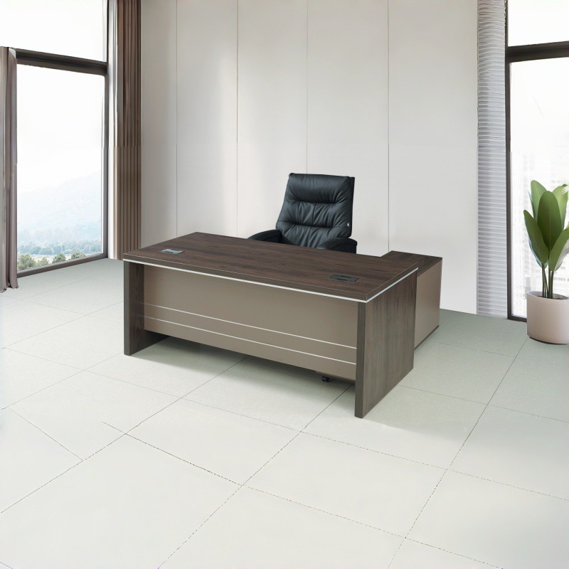 Rectangular Wooden Office Desk